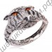 Винтажный браслет tiger Vintage White Rhinestone